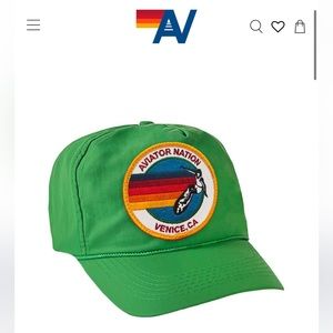 AVIATOR NATION SIGNATURE VENICE VINTAGE NYLON TRUCKER HAT